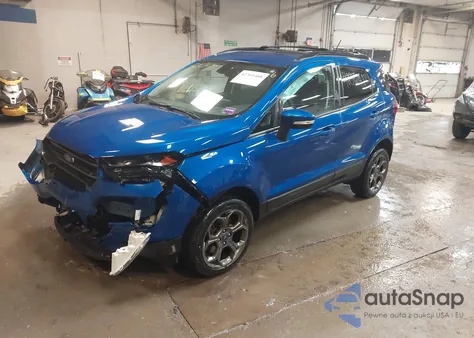 2018 Ford Ecosport Ses z USA, uszkodzony, nr VIN MAJ6P1CL7JC208979